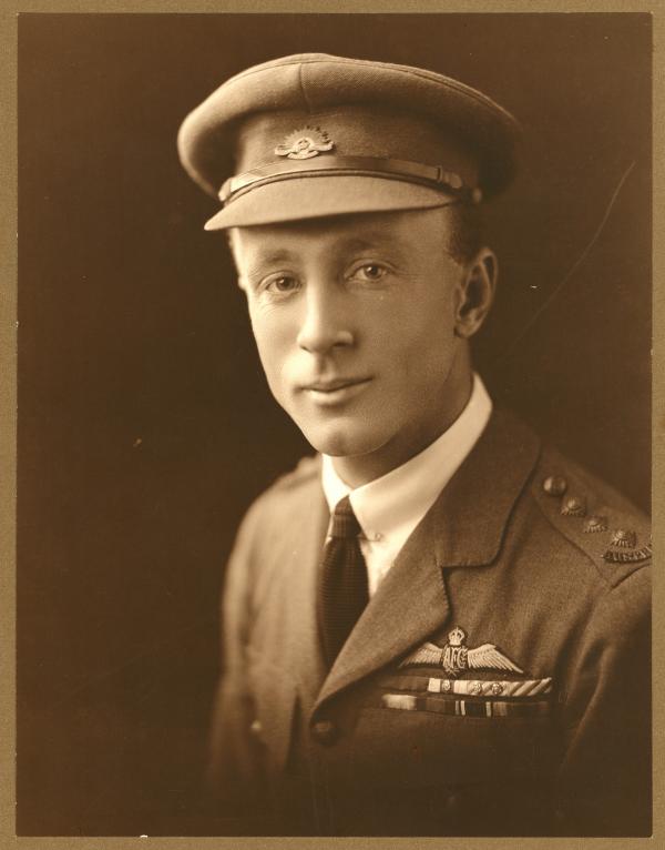 Portrait of Sir Ross MacPherson Smith in Australian Flying Corps uniform.