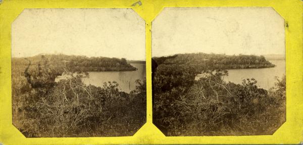 Stereoscopic image of Frances Bay, Port Darwin, 1869